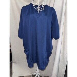 Women’s Cherokee Scrub Top Style 4700 Navy Blue Size XL V-Neck NO FLAWS/MINT